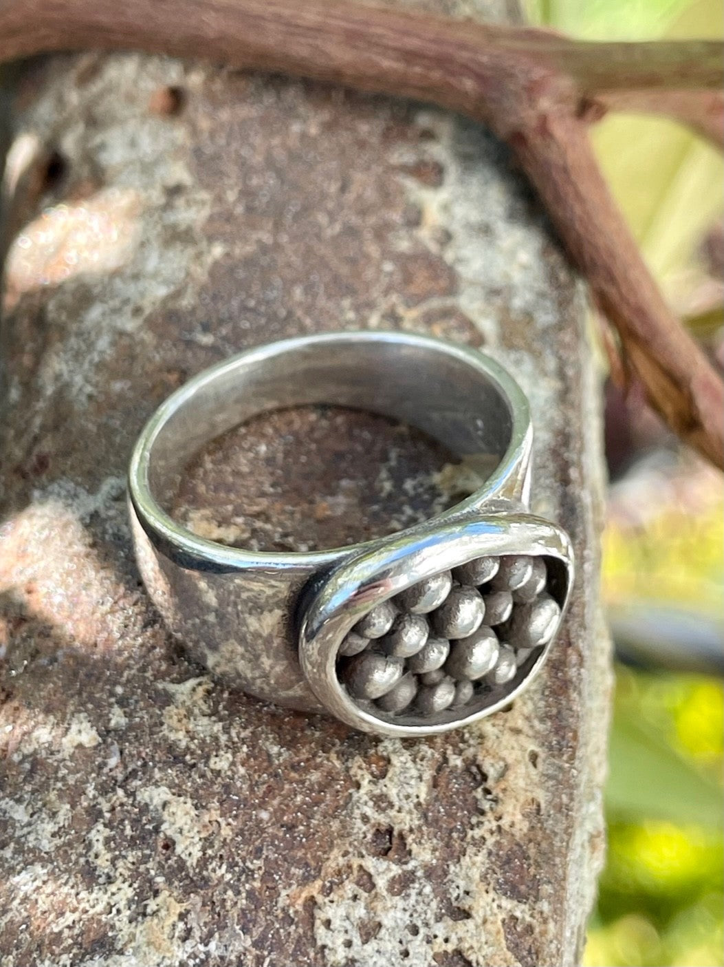 Sterling Silver Ball ring