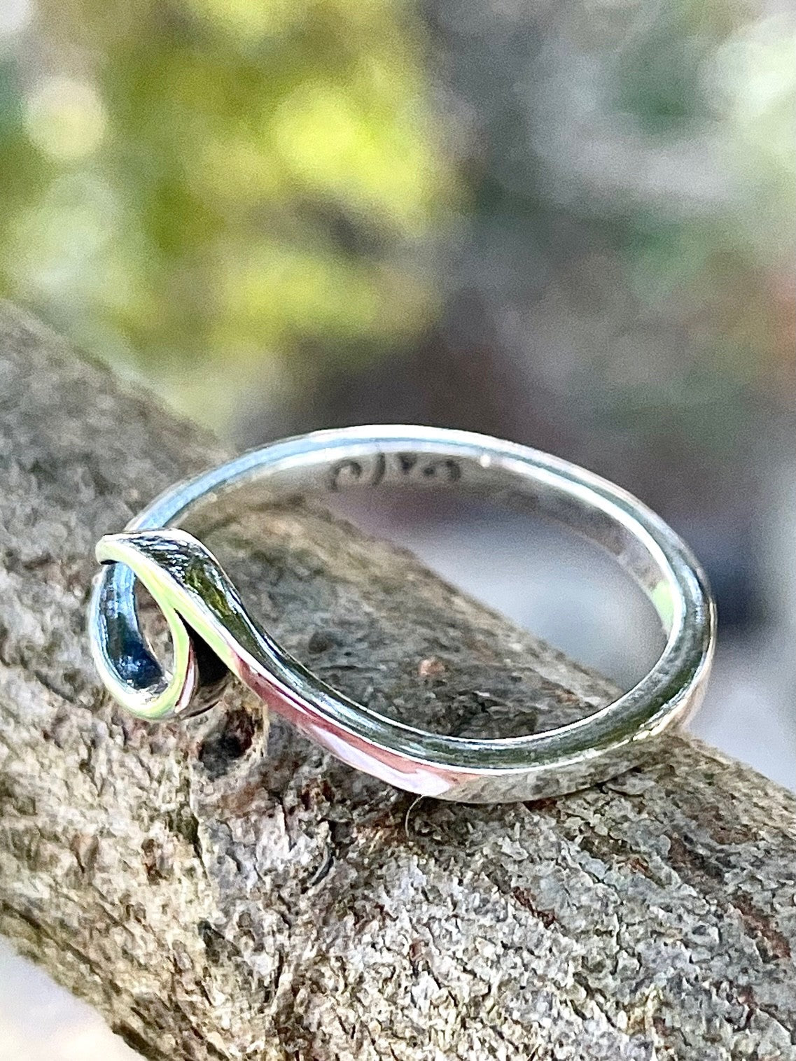 Sterling Silver wave ring