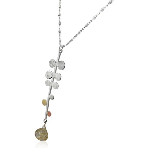 Sterling Silver Gold Filled Citrine Necklace IN1503