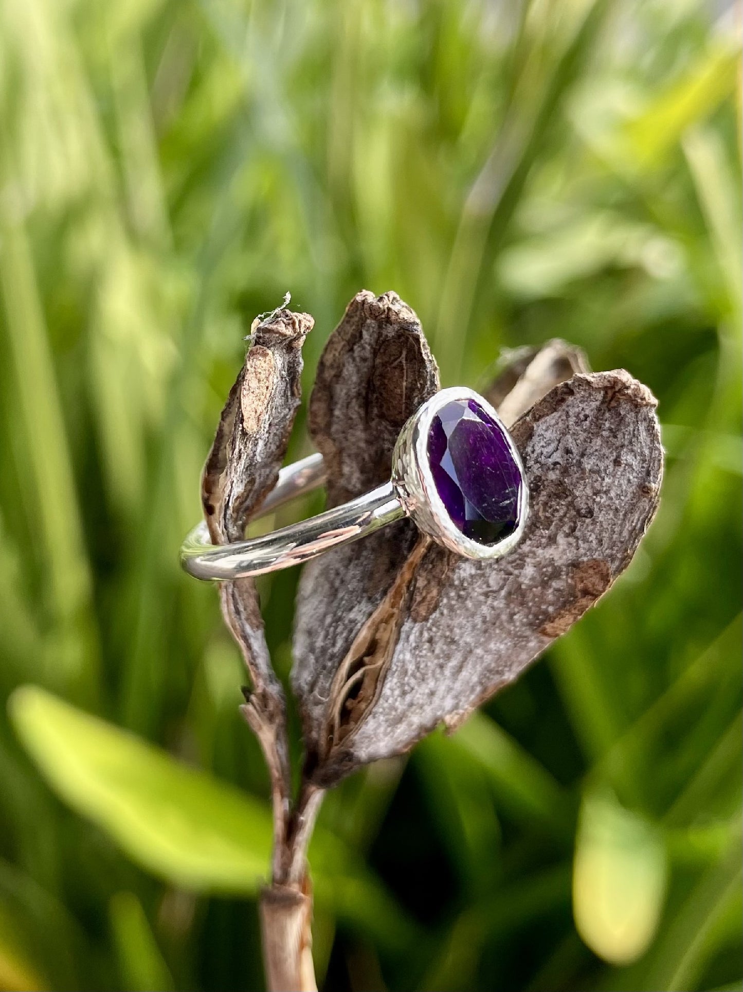 Sterling Silver Amethyst Ring