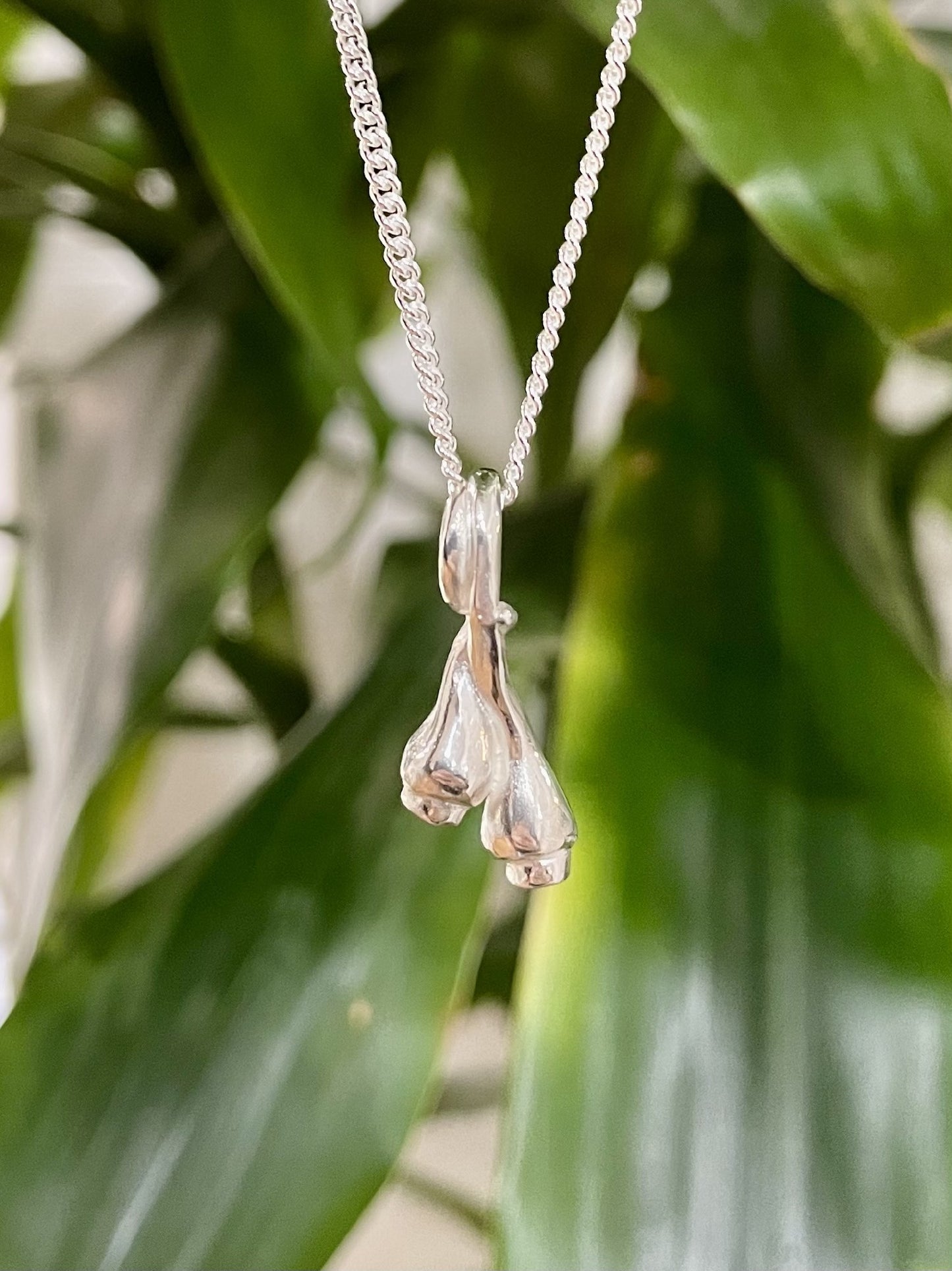 Sterling Silver Double Gumnut Pendant