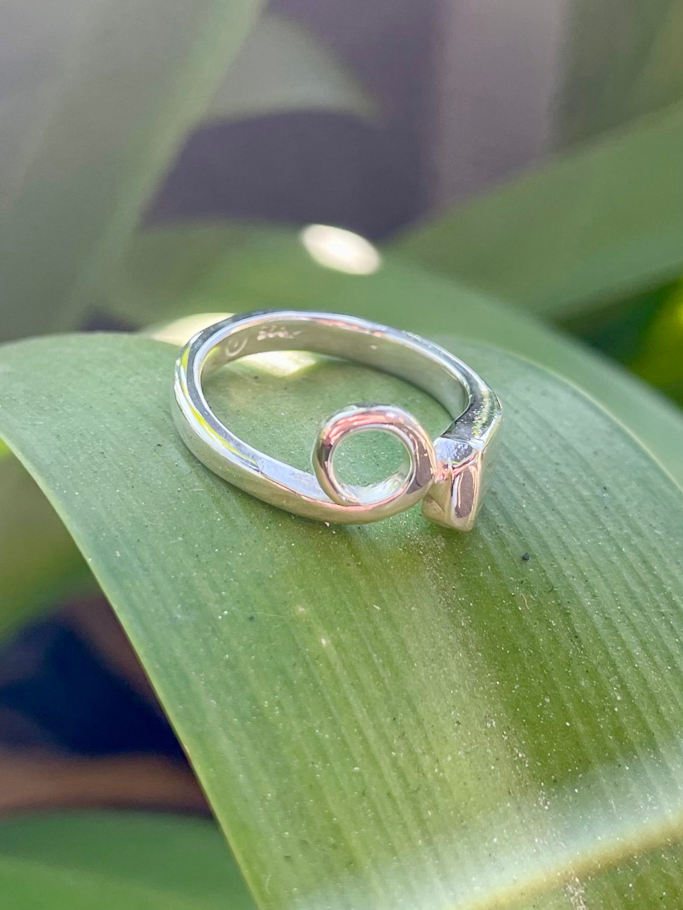 Sterling Silver Curl Ring