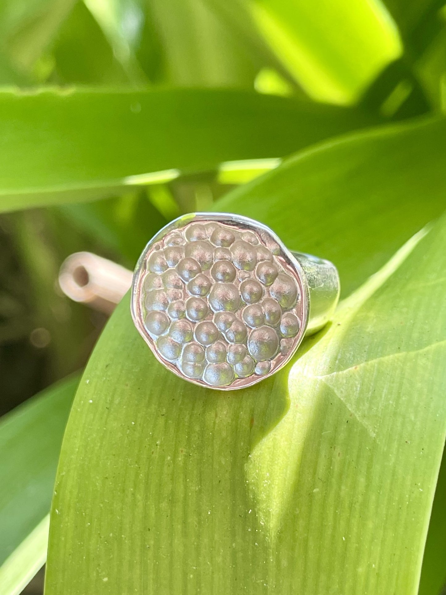 Sterling Silver 'Pomegranate' Ring