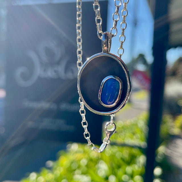 Sterling Silver Opal pendant