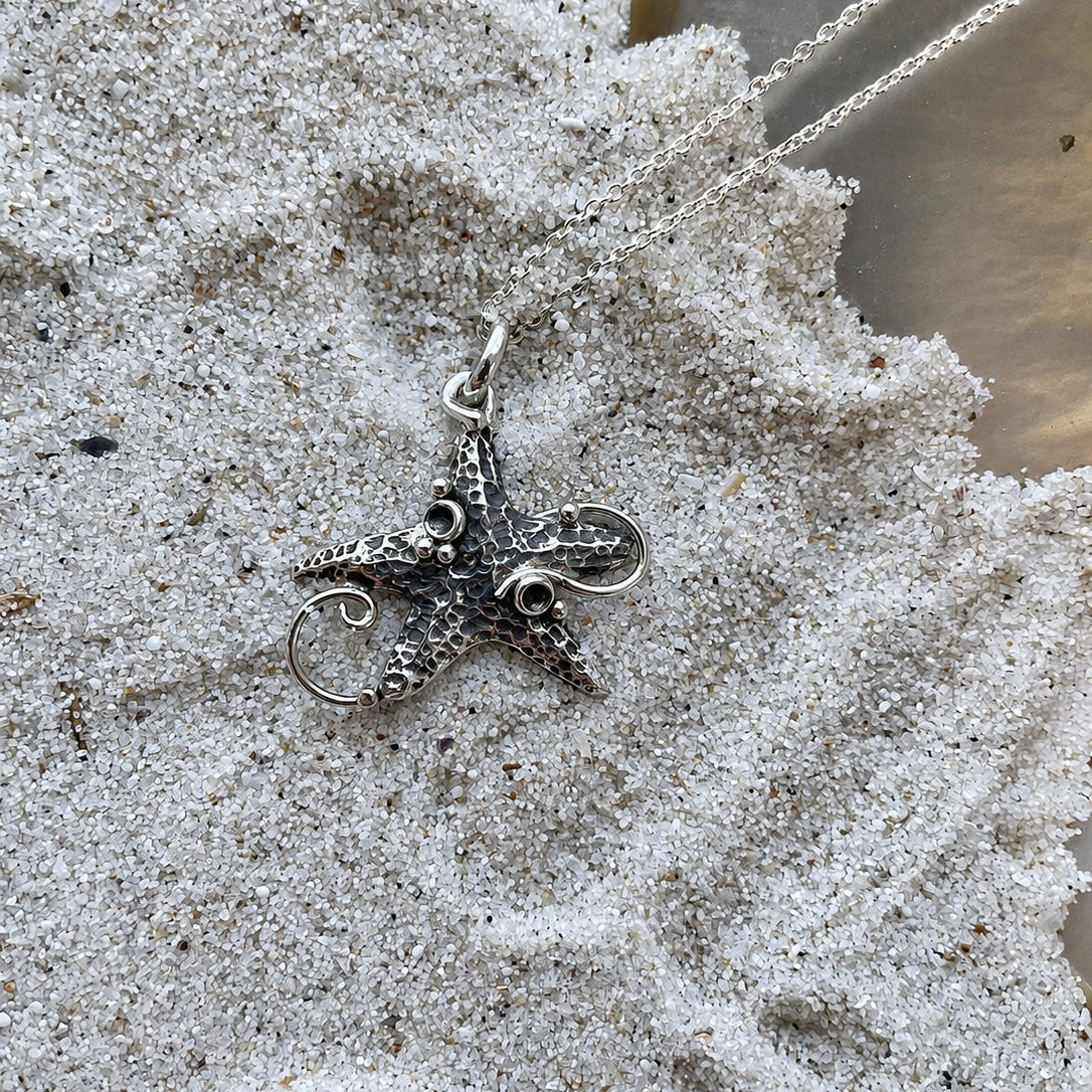 Sterling Silver Starfish Pendant