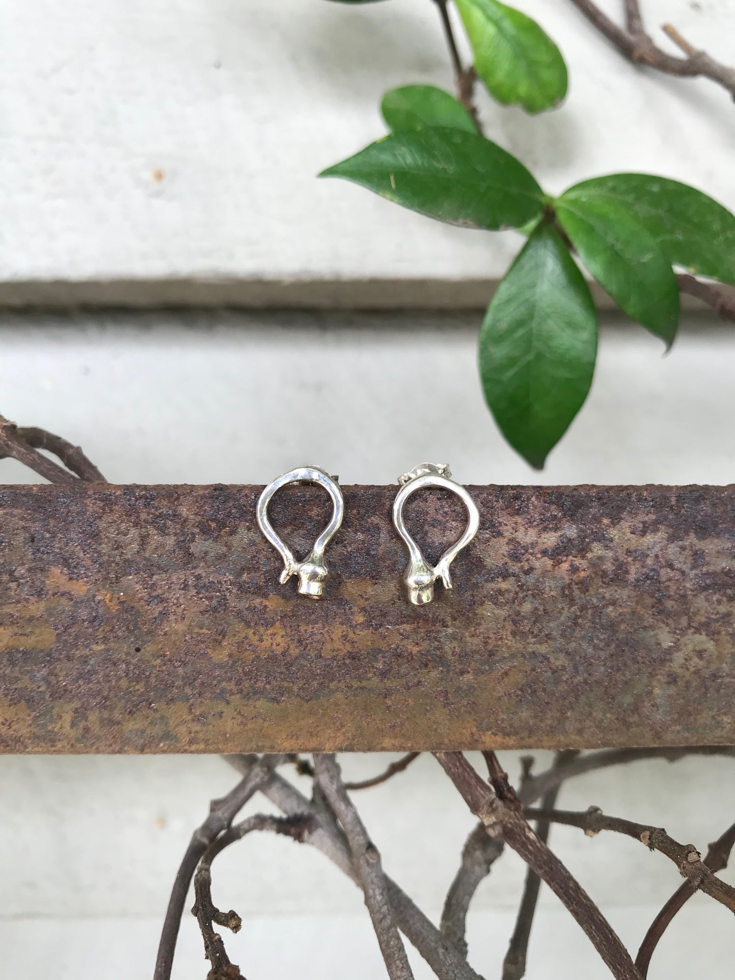 Sterling Silver Gumnut stud earrings