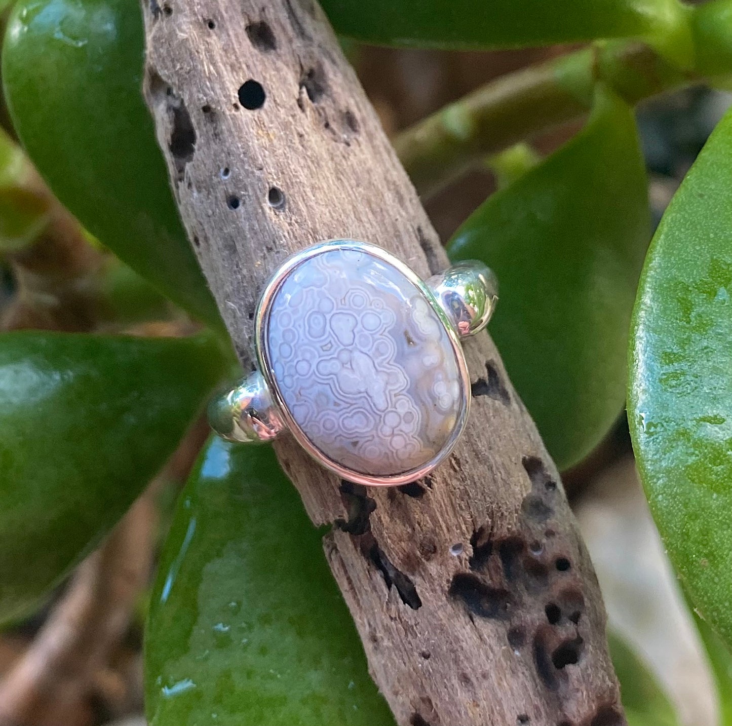 Handmade Sterling Silver Jasper Ring