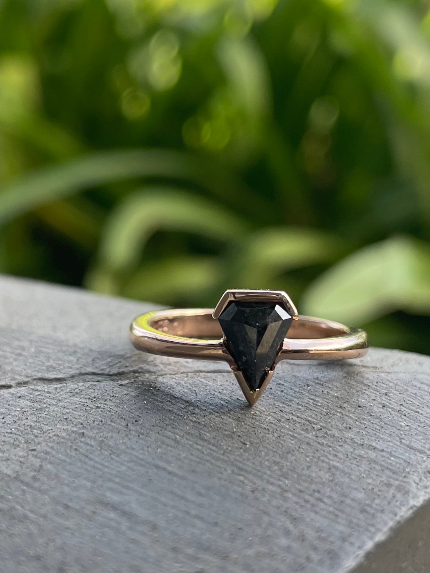 9R Salt & Pepper Diamond Ring