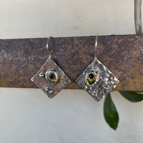 Sterling Silver Tourmaline earrings
