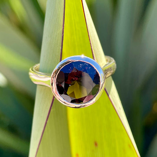 9ct Yellow Gold and Smokey Quartz Ring