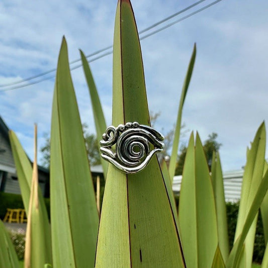Sterling Silver Swirl ring