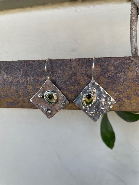 Sterling Silver Tourmaline earrings