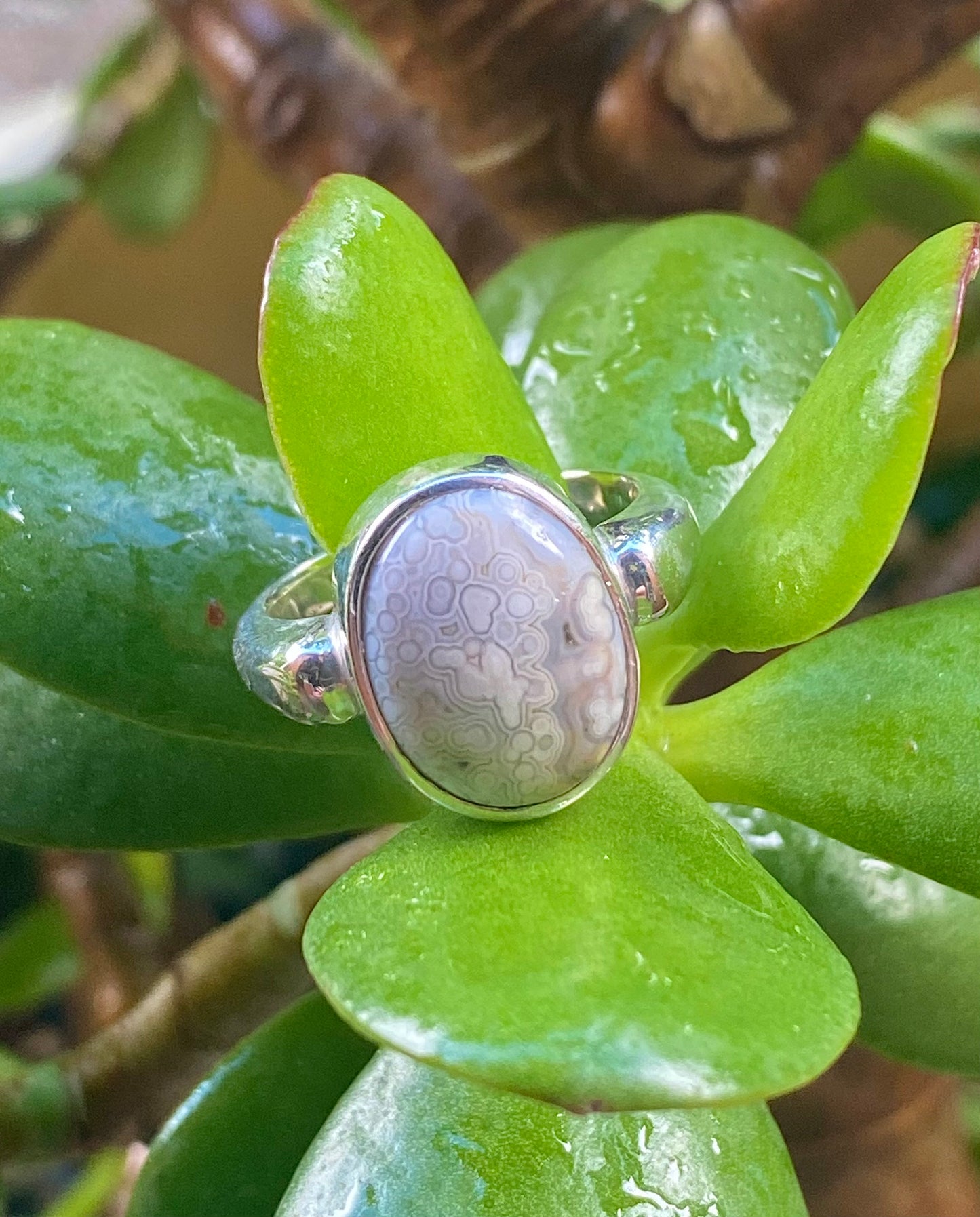 Handmade Sterling Silver Jasper Ring